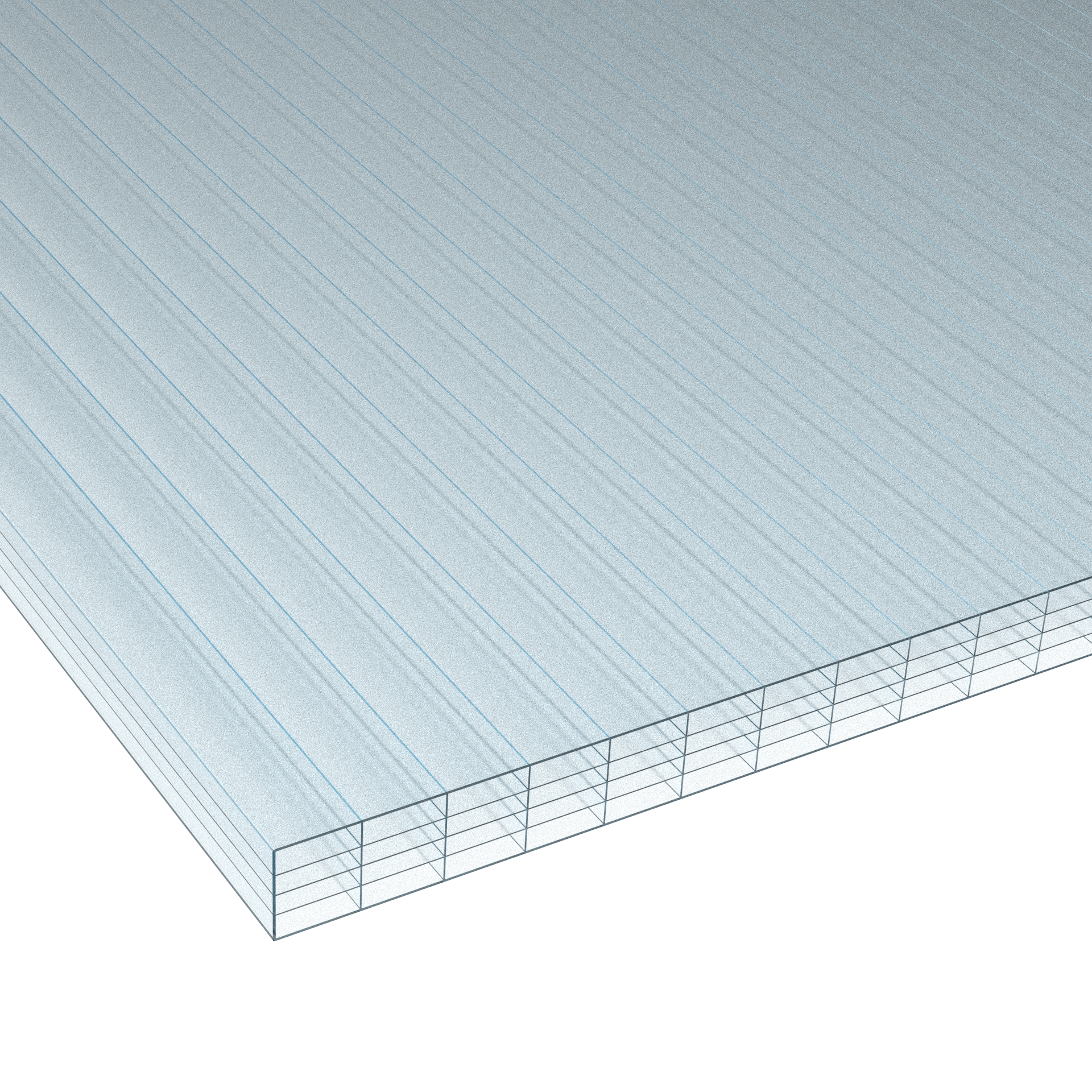 Policarb® 10 mm, 5 pareti, cristallo